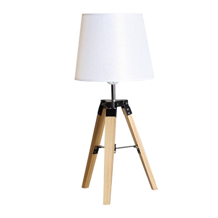 Bordslampa Paulownia Trä Brun 20X20X46cm för wholesale av B&B