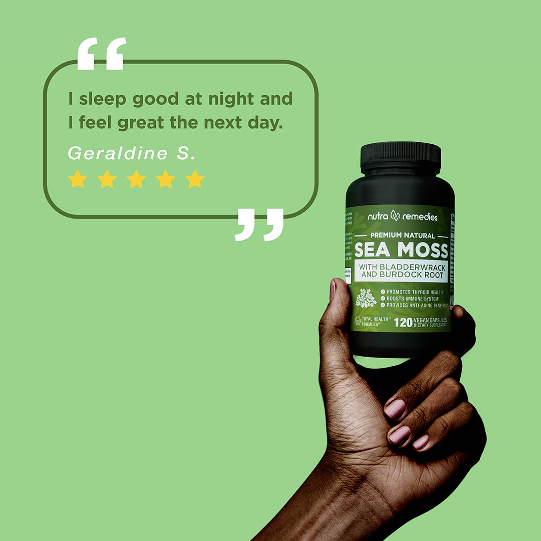 Nutra Remedies – Suplemento/vitamina oral por atacado – Cápsulas avançadas de musgo marinho de maior potência7