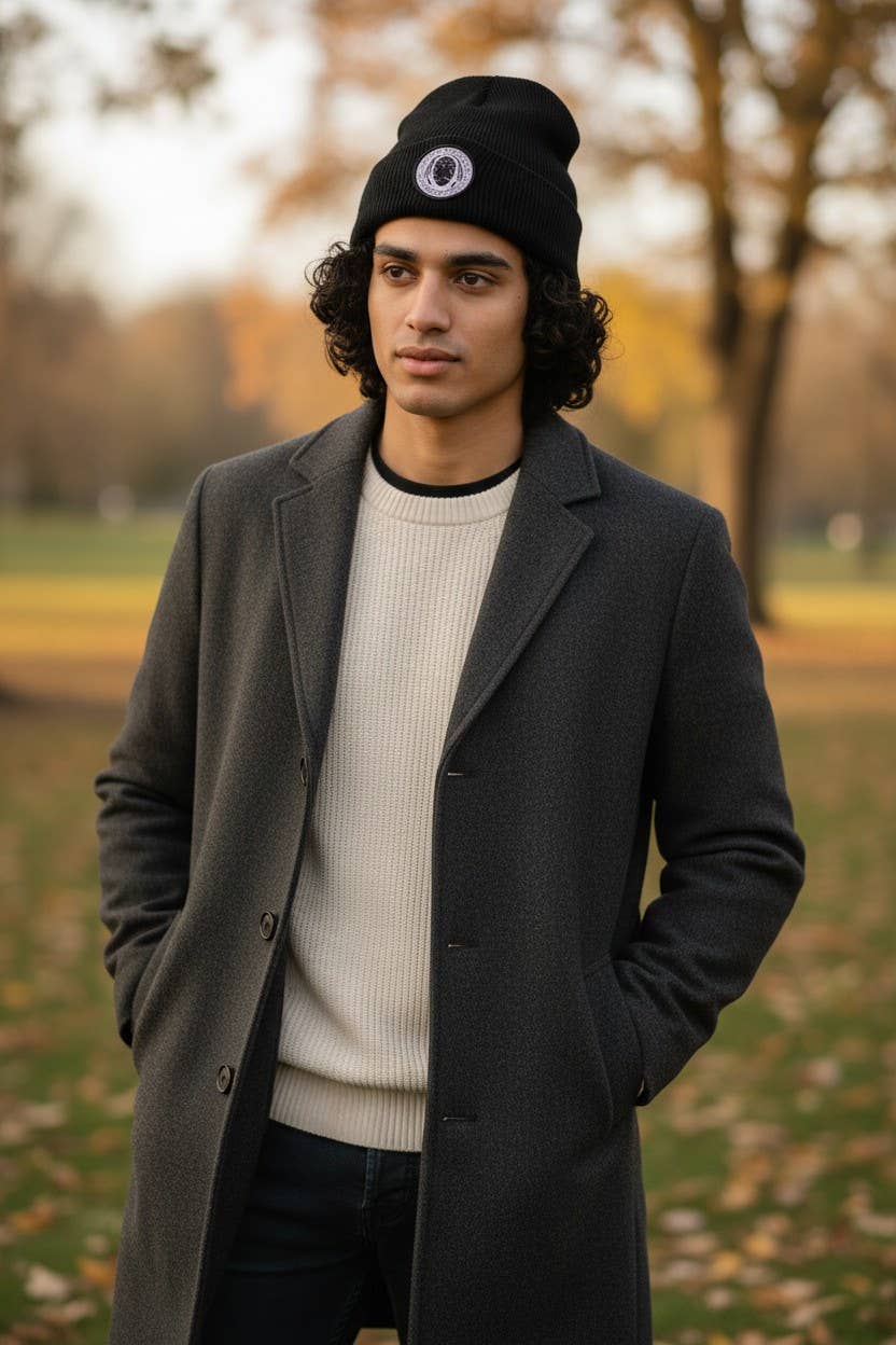 PNW Apparel – Engroshandel Beanie - Unisex – Vintage-inspireret National Park Service logo patch beanie: Ou3