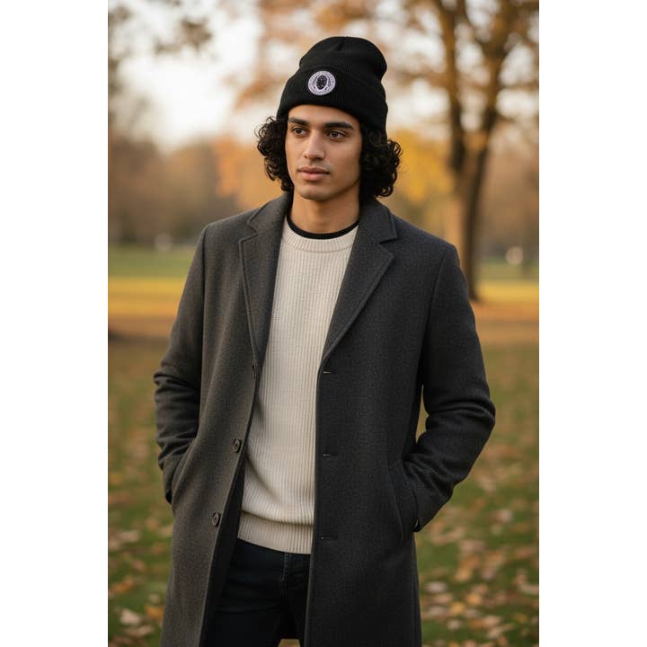 PNW Apparel – Engroshandel Beanie - Unisex – Vintage-inspireret National Park Service logo patch beanie: Ou3