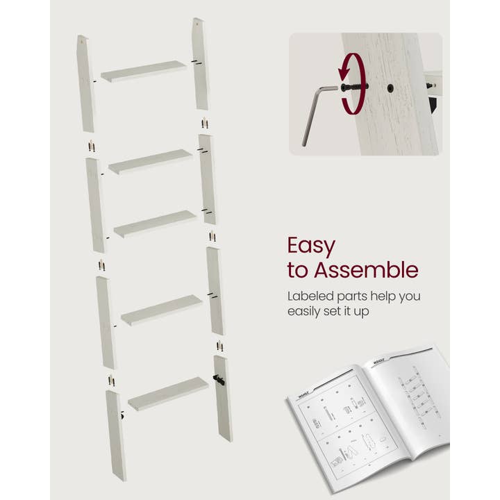 Échelle à couvertures décorative de style ferme pour le salon 1- pour la vente par Greenwestons