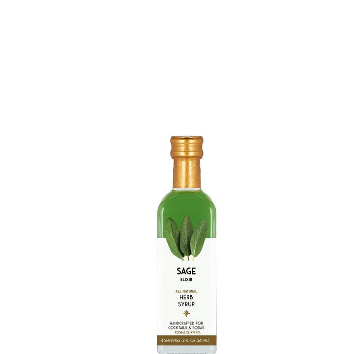 Floral Elixir Co. - Wholesale Cocktail Mix/Syrup - NEW! Sage Elixir. All Natural Cocktail & Soda Syrup.