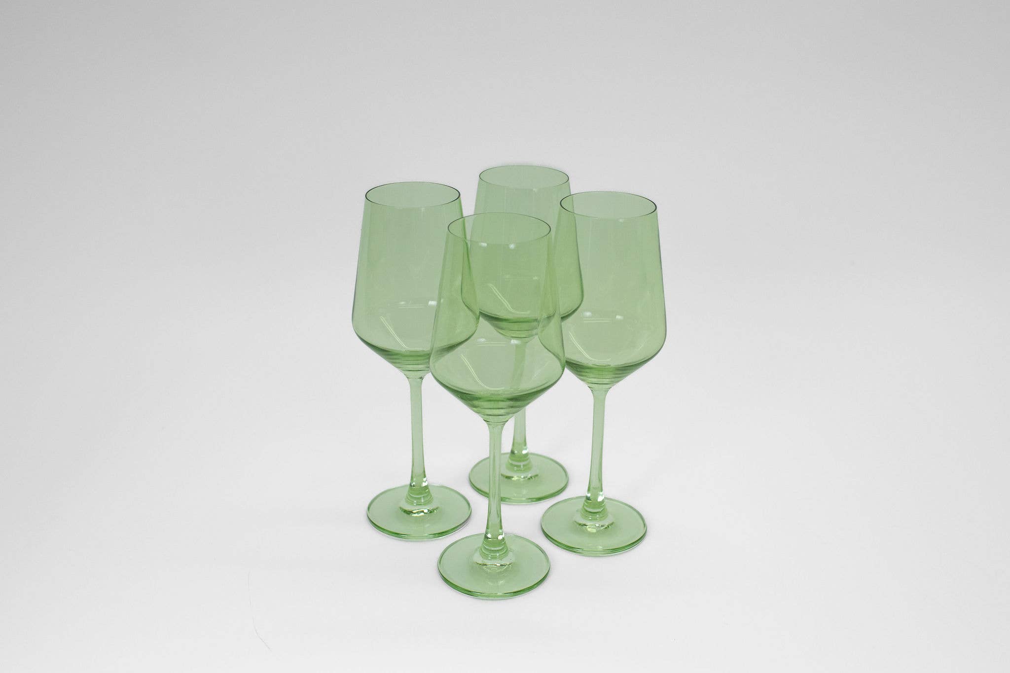 GlassHauseCo - Wholesale Wine Glass - Matcha Green - Colored Wine Glass2