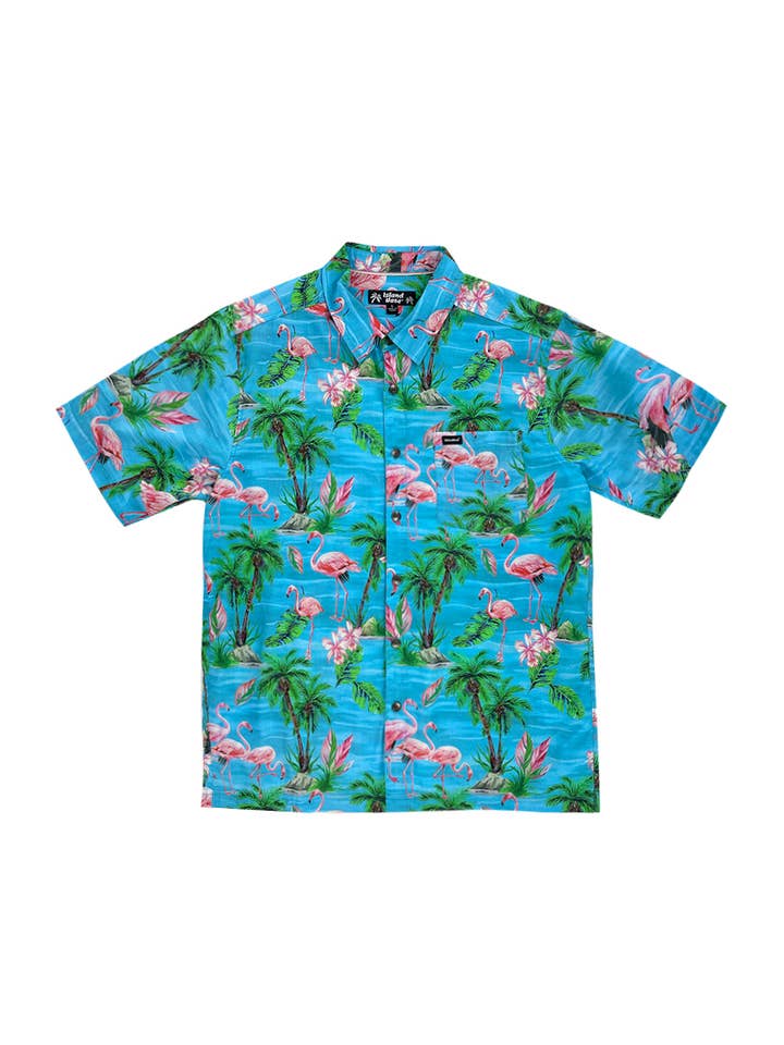 Verde Camicie hawaiane da uomo Camicie in tessuto con bottoni-BAFFIN in vendita all'ingrosso su Faire0