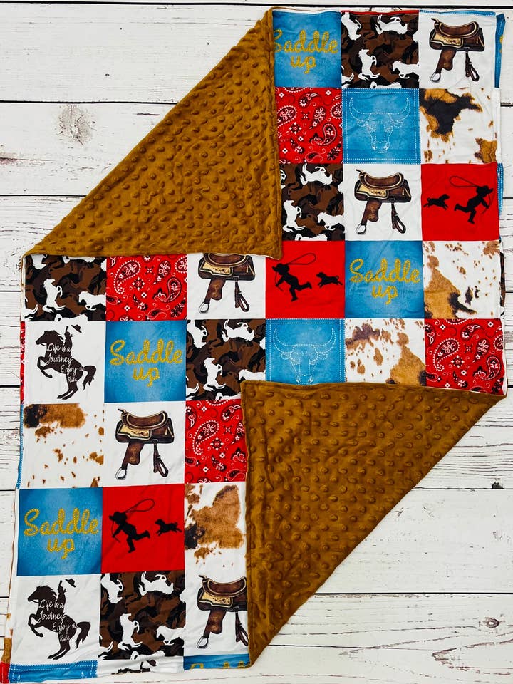 sassy kids palace - Wholesale Bedding Blanket - Kids & Baby - Enjoy The Ride Horse Baby Blanket