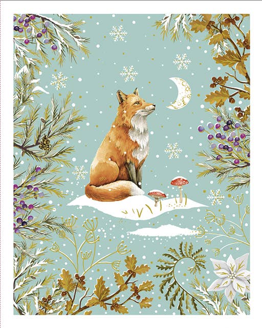 Multi Técnica de Papelería SA – postal de Natal por atacado – 2603-24424 - Nature Chic Raposa0