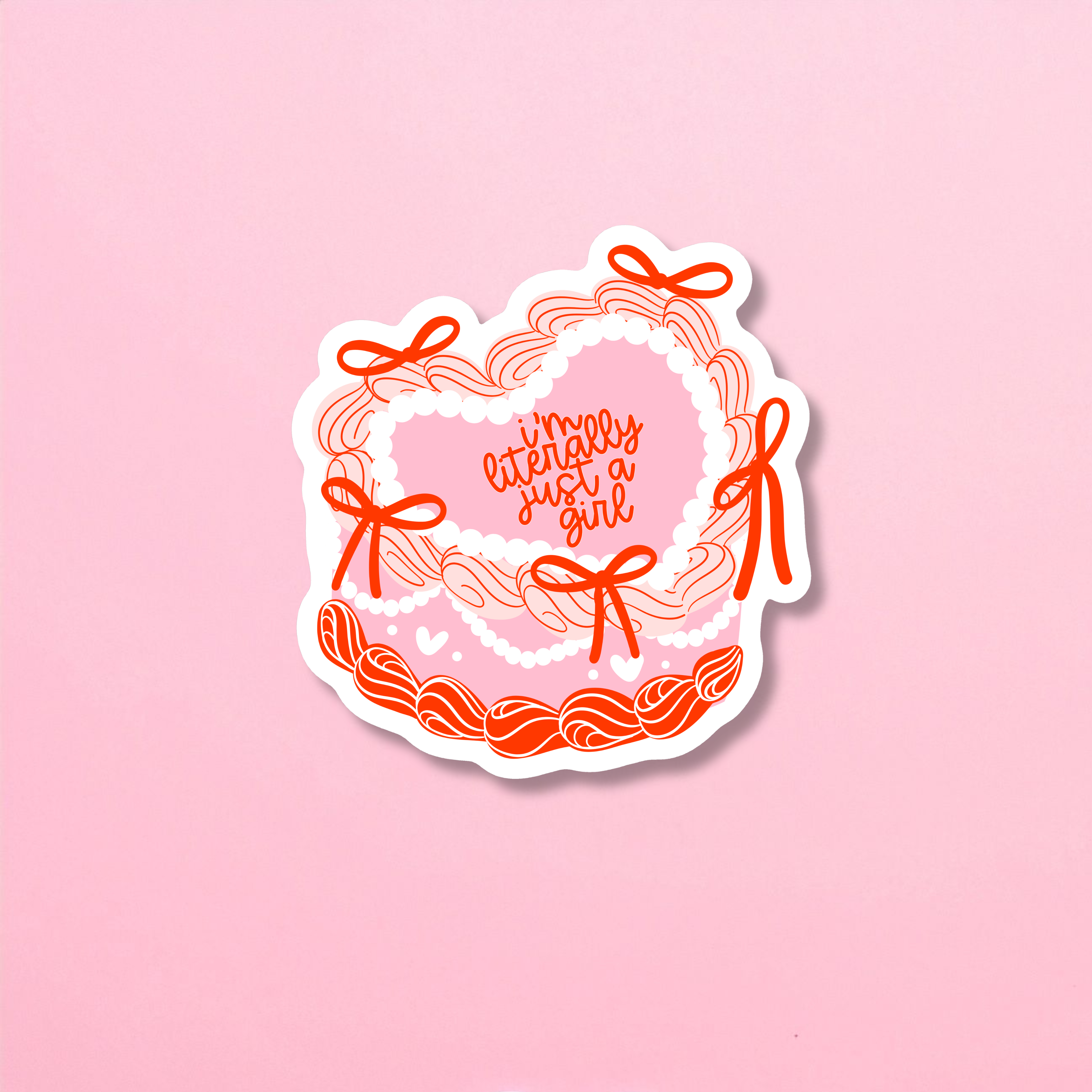 The Sunday Disco – Großhandel Aufkleber – Ich bin buchstäblich nur ein Mädchen wasserfester Aufkleber0