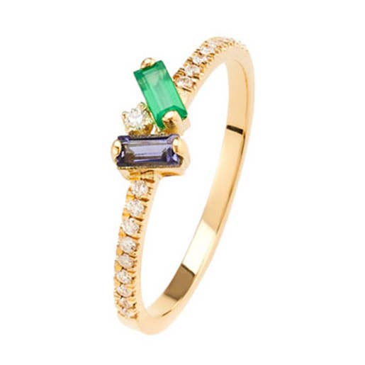 Synthesis Ring - gold 18K, diamond_001-003-0003-ia for wholesale by Eleni Orfanou