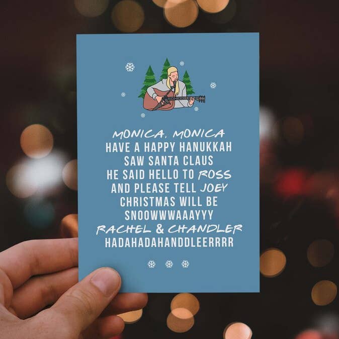 Vänner julkort - Phoebe Song för wholesale av Bonne Nouvelle