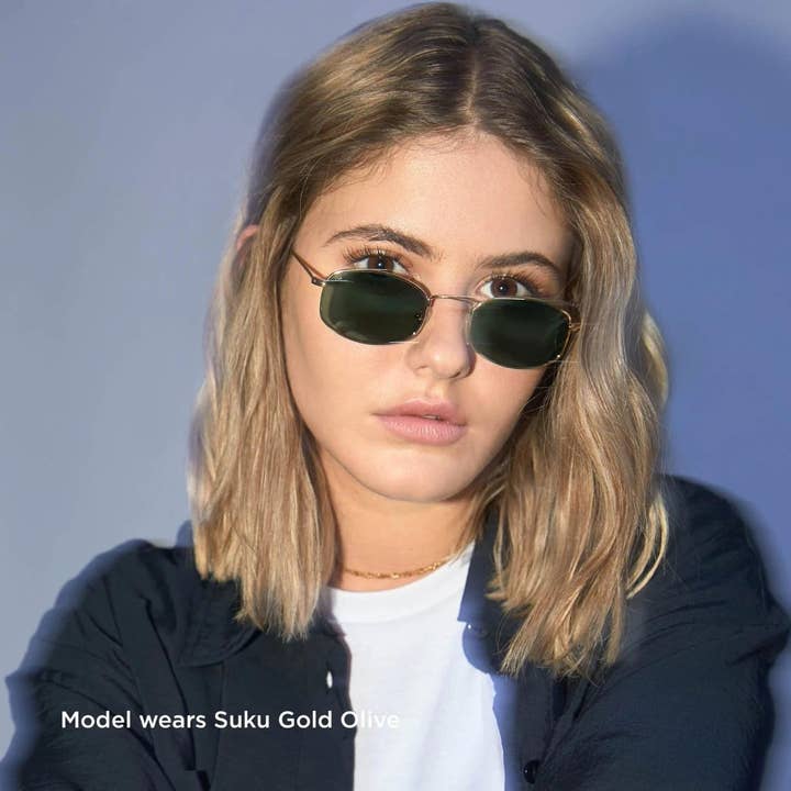 Meller - Wholesale Sunglasses - Women's - Suku Gold Kakao3