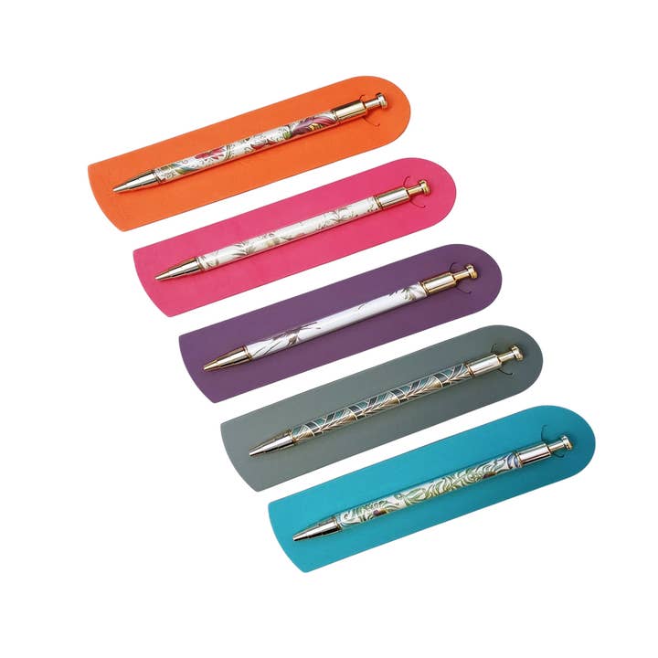 Florentiner Stifte mit Lesezeichen-Set aus gebundenem Leder für den Großhandel von San Lorenzo Design