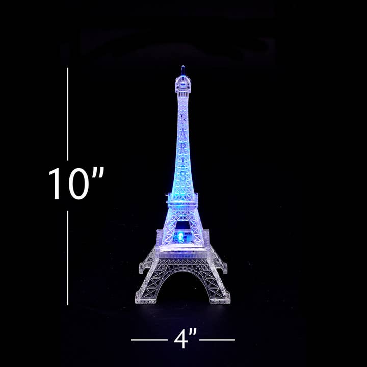Portofino International Trading, USA - Wholesale Decorative Tabletop Object - 10 Inch LED Eiffel Tower1