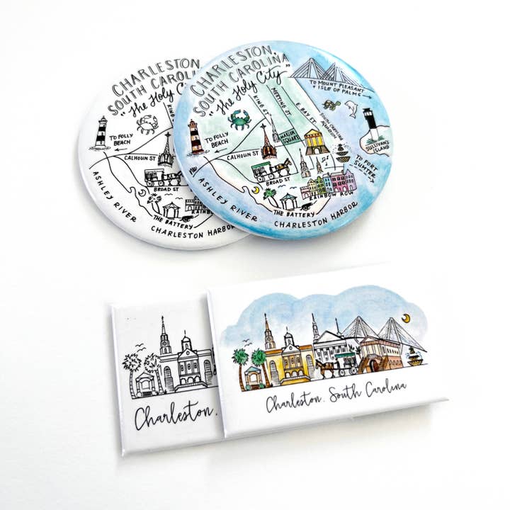 Natty Michelle Paperie - Wholesale Magnet - Charleston, South Carolina Magnets