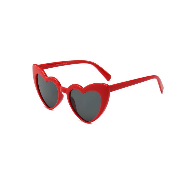 Summer Festival Heart Sunglasses Assorted 12 Pack for wholesale by Trio Trading