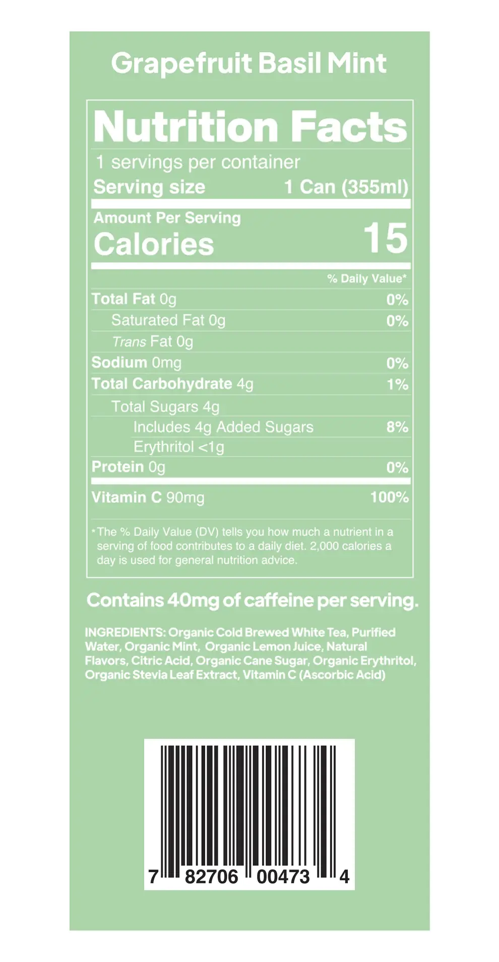 Beachball - Vendita all'ingrosso Tè freddo - Pompelmo, basilico, menta1