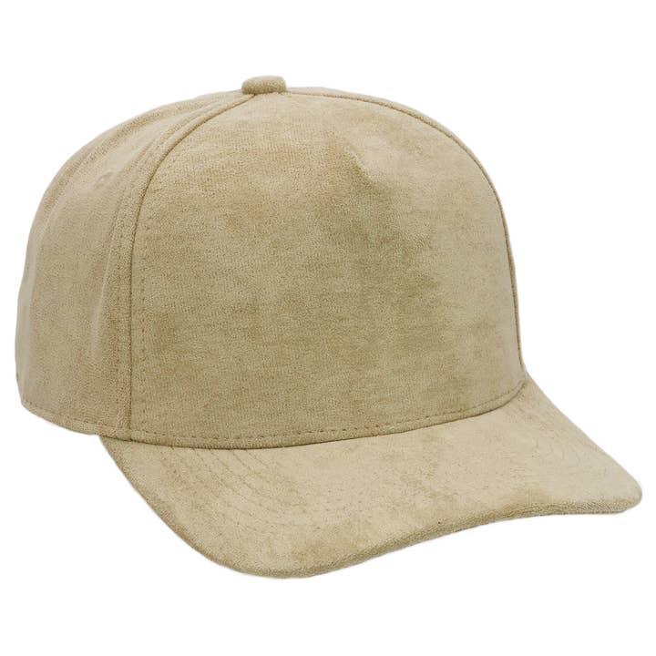 Cap Zone - Vente Casquette de baseball – unisexe - Casquette de baseball cinq panneaux en suédine vegan premium