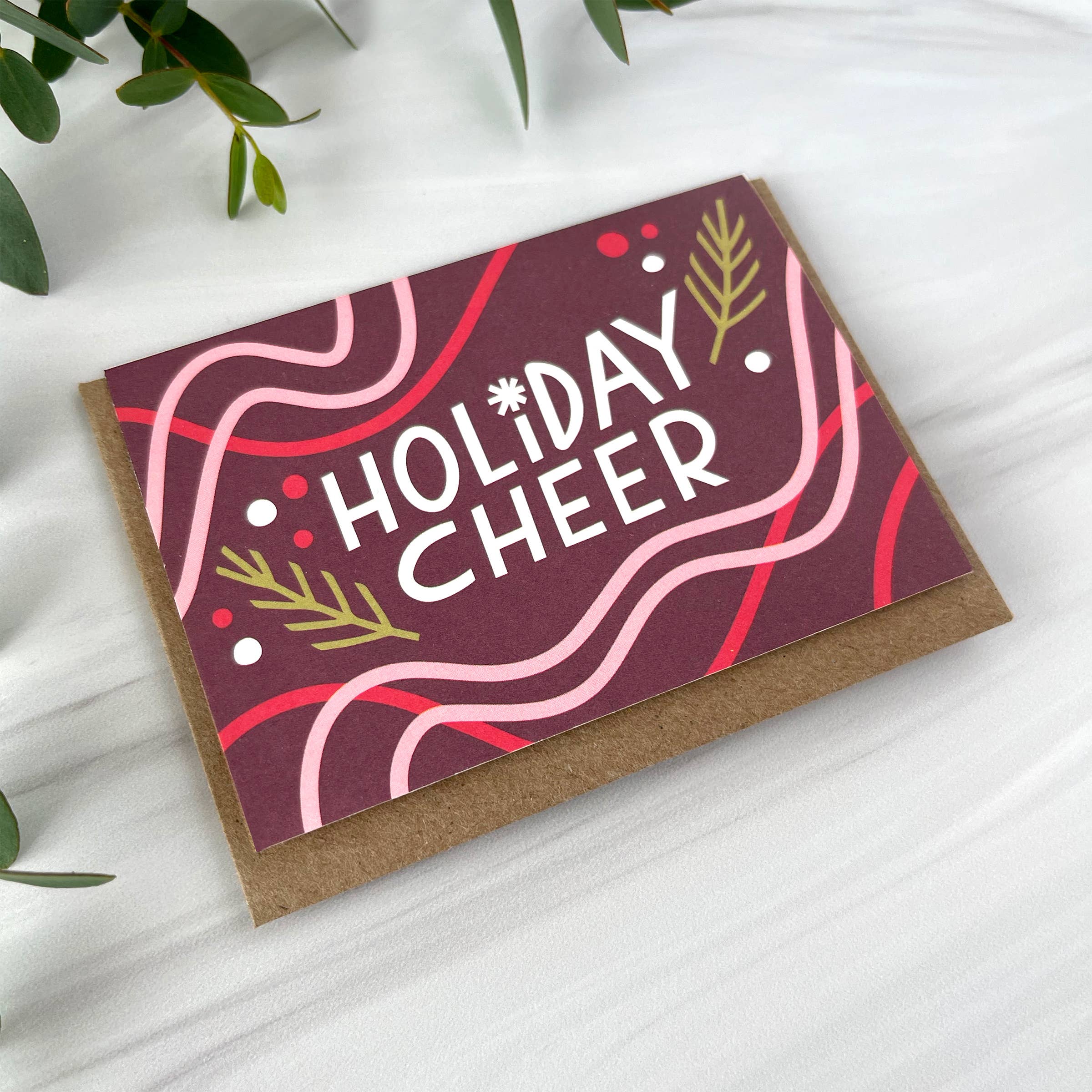 Paper Parasol Press - Wholesale Season's Greetings Card - Holiday Cheer Mini Card2