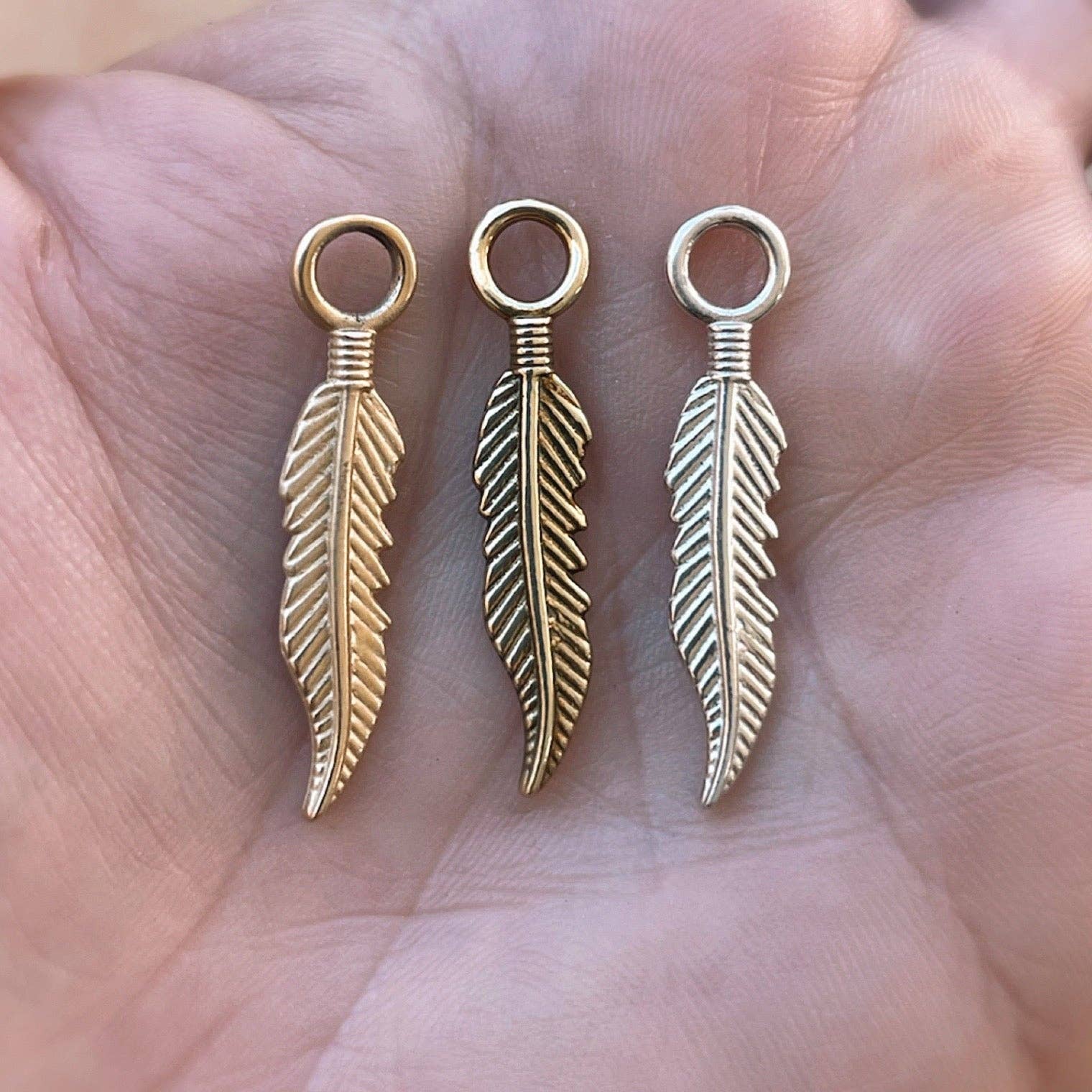 55 North Studio - Wholesale Pendant/Charm Necklace - Living in Truth (Feather)12