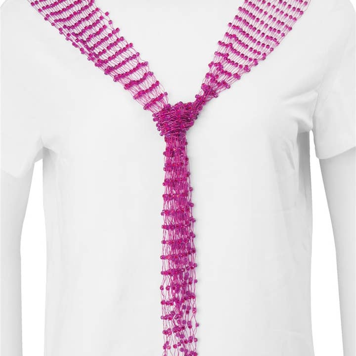 Ole - Wholesale Scarf - Women's - Rhinestone Mesh Multipurpose Scarf S00332