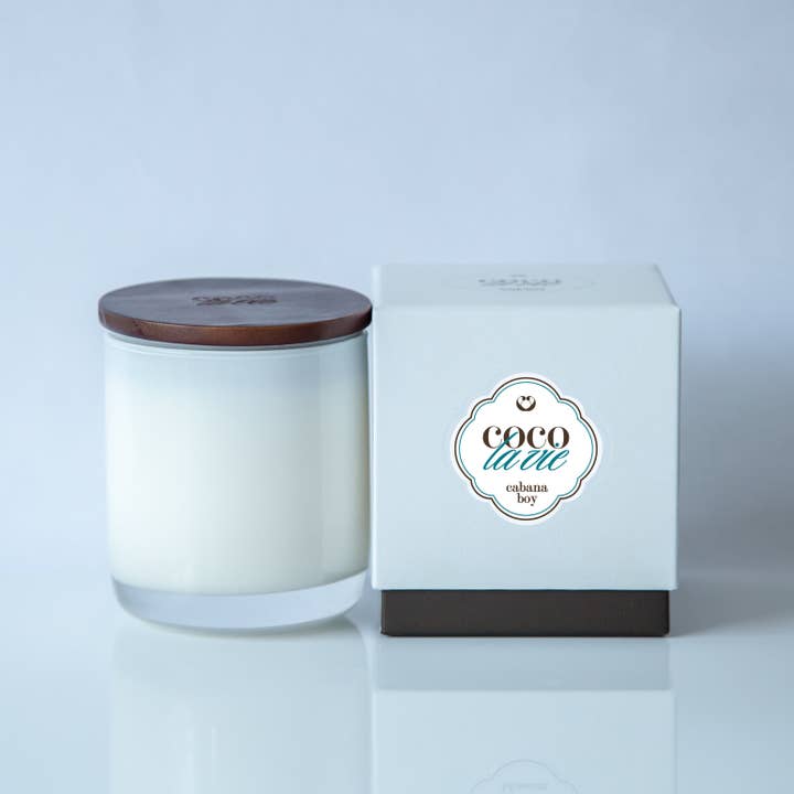 Cabana Boy Coco La Vie - Candela da massaggio per la vendita all'ingrosso da parte di Coco La Vie Home Fragrance + Apothecary