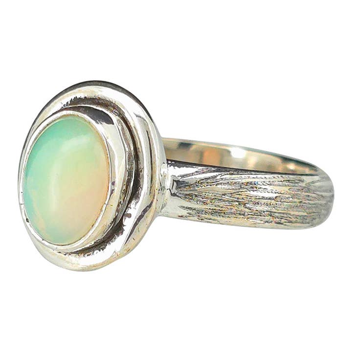 Amberman – wholesale Cocktail/Statement Ring – Opal Sterling Silver Ring1