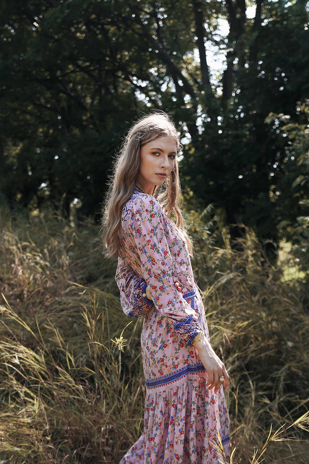 Alannah Maxi Dress - Dawn Pink for wholesale on Faire5