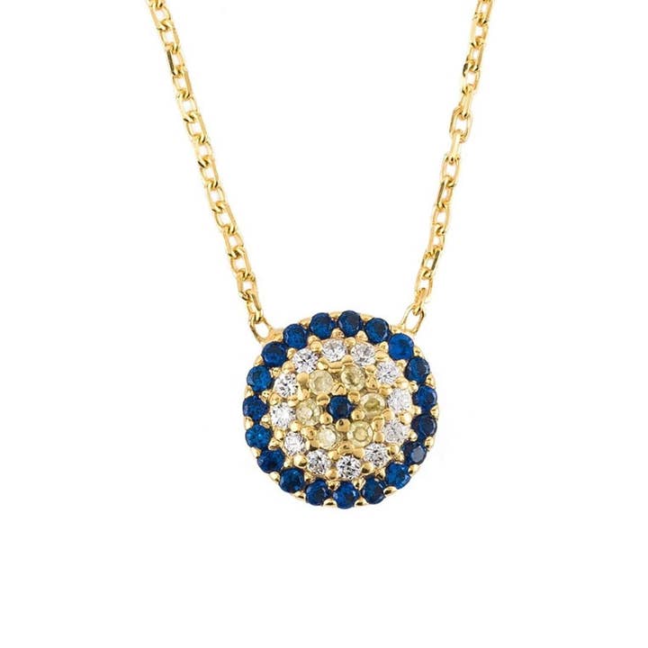 Latelita - Wholesale Halskettinghanger - Evil Eye ketting goud