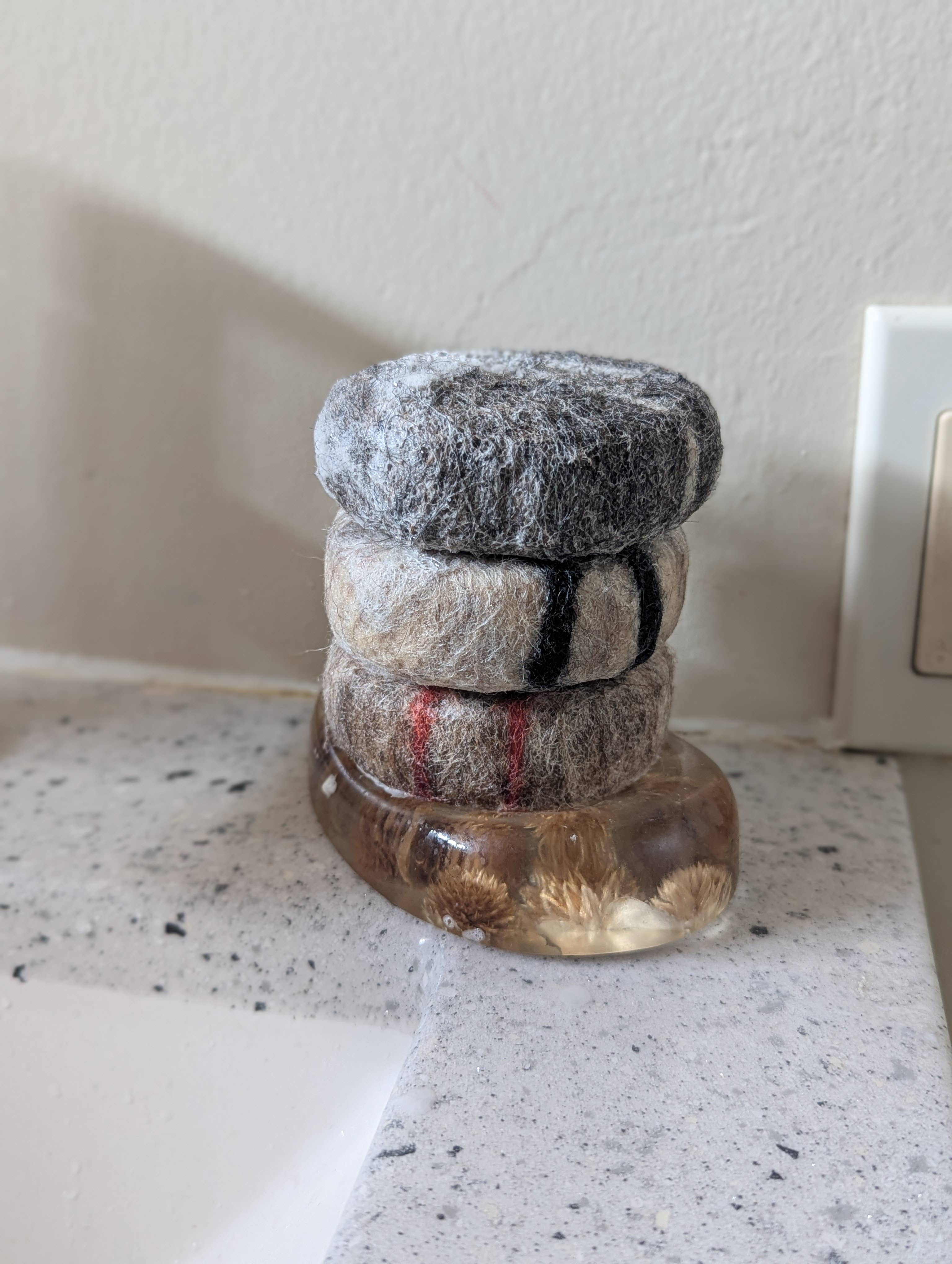 Tenzing Collections - Wholesale Bar Soap - Organic felted soap: Yak Butter, Rock Salt and Black Salt8