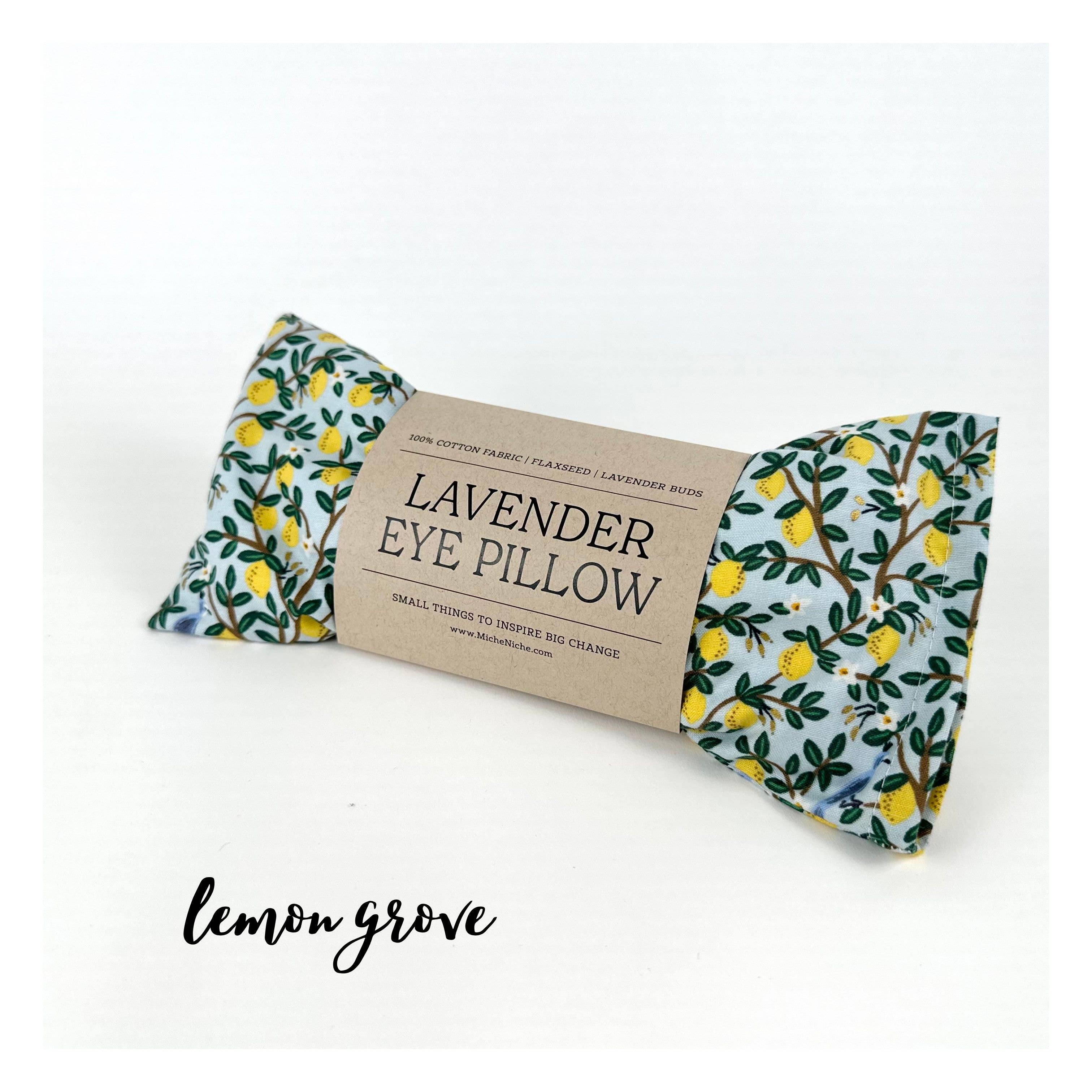 Miche Niche - Venta al por mayor Cojín de spa/terapia - Almohada para ojos color lavanda | Colección Rifle Paper Co10