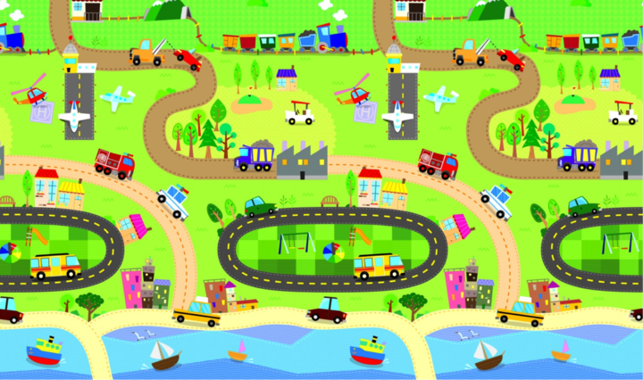 Multiple BabyCare Playmat - Large, Happy Village for wholesale on Faire0