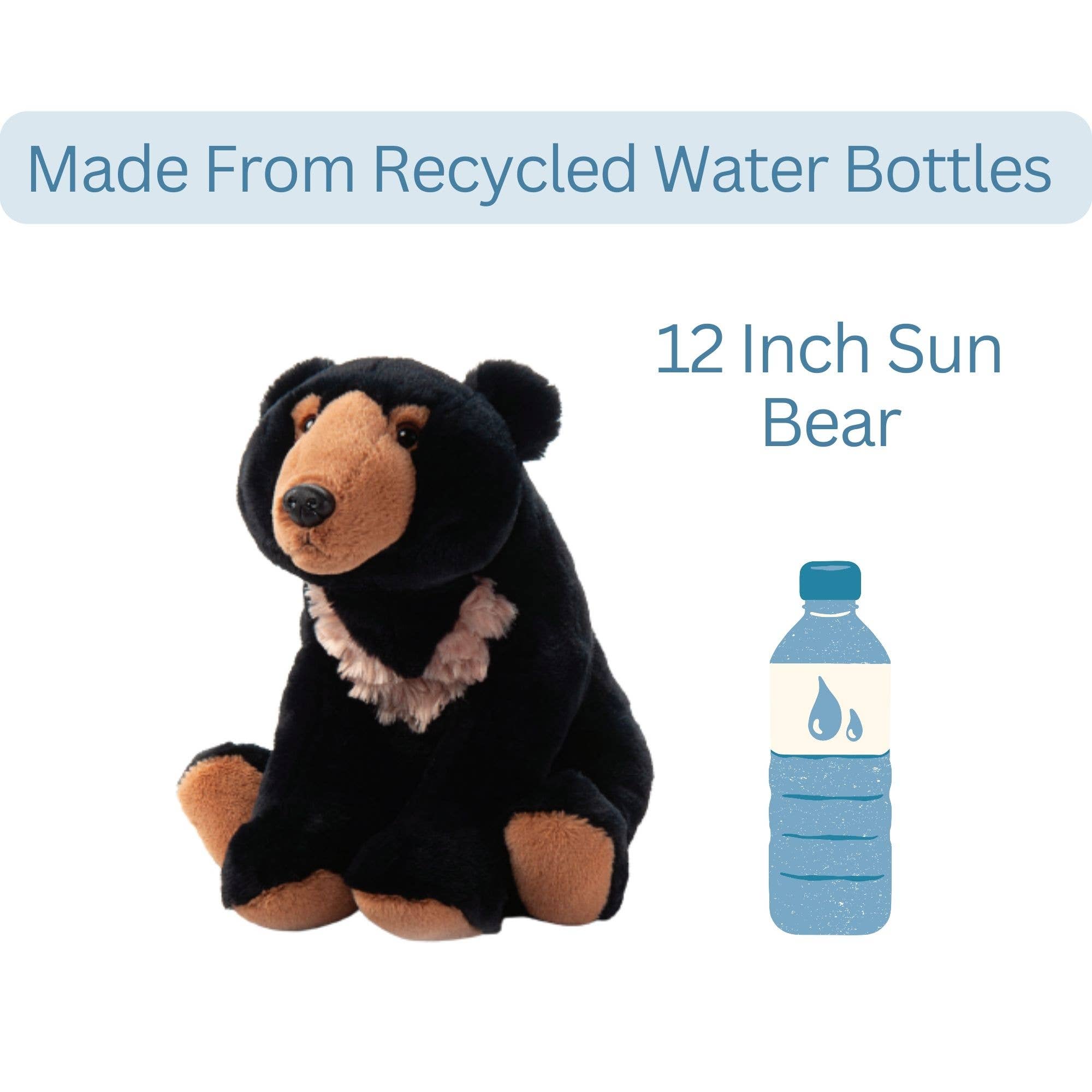 The Petting Zoo - Wholesale Stuffed/Plush Toy - Kids & Baby - 12" (31cm) Wild Onez Sun Bear Wild Life2