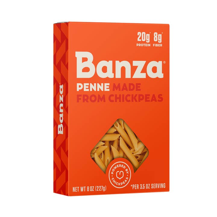 Banza Penne 6-Pack | High Protein, Lower Carb, GF Pasta for wholesale by Banza