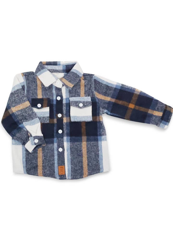 Loggers Flannel - Blue for wholesale by GILi Guise