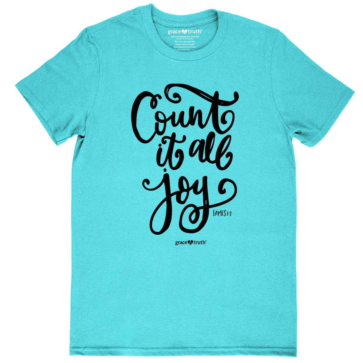 Pool grace & truth Womens T-Shirt Count It All Joy for wholesale on Faire1