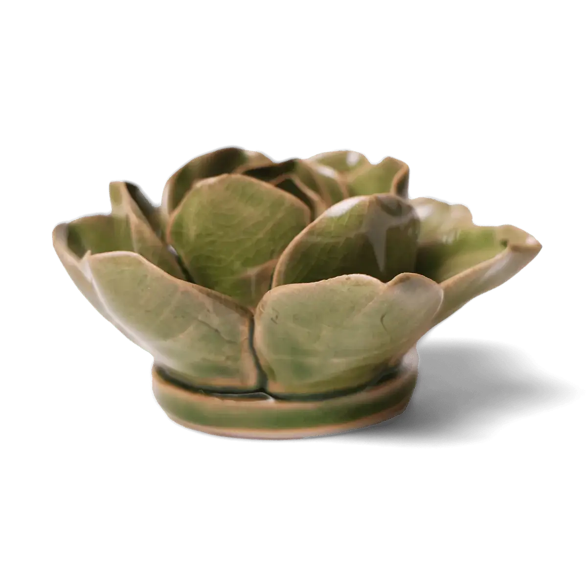 Chive - Wholesale Wall Accent - Ceramic Flower Wall Art Flower Green 111