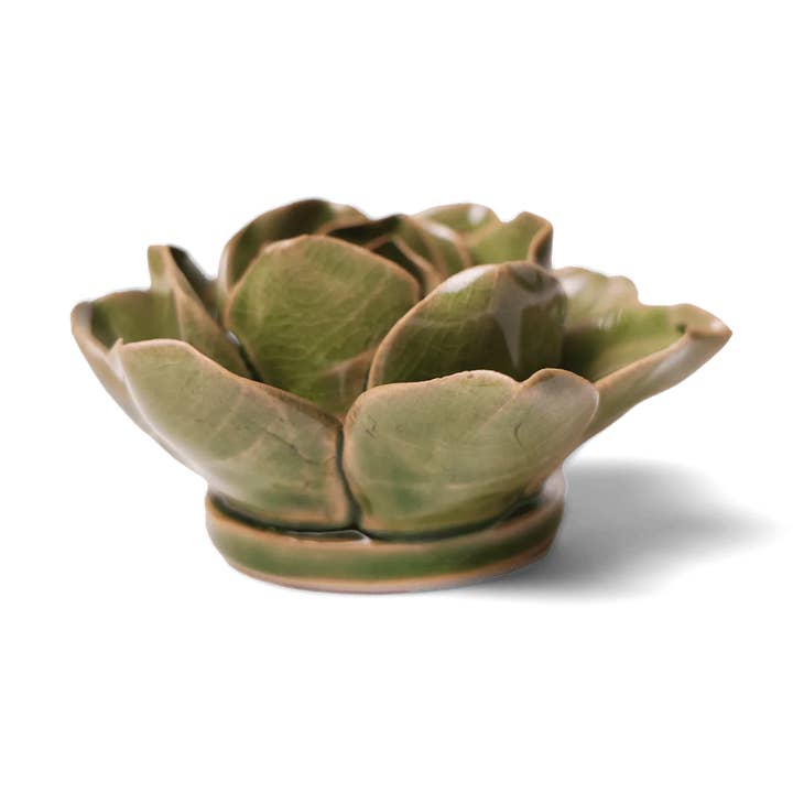 Chive - Wholesale Wall Accent - Ceramic Flower Wall Art Flower Green 111