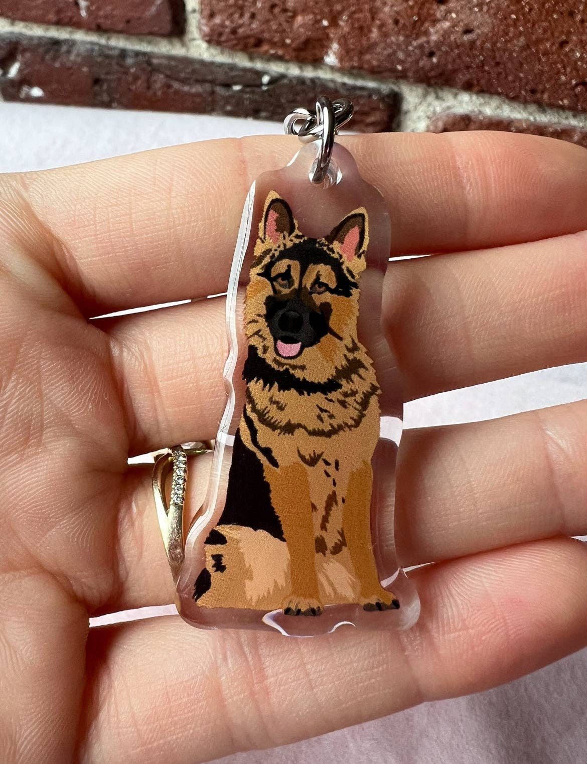 Our Cheery Corner - Wholesale Keychain - Unisex - German Shepherd Keychain1