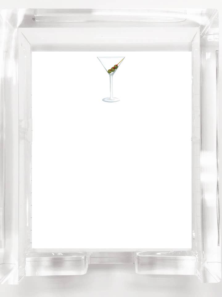 Bloc-notes rembourrés SNS112 Martini REFILL pour la vente par Stevie Streck Designs