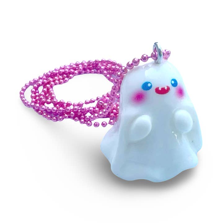 Pop Cutie Spooky Ghost Necklace - Kawaii Halloween Handmade for wholesale by Pop Cutie Accessories & Gifts - Europe
