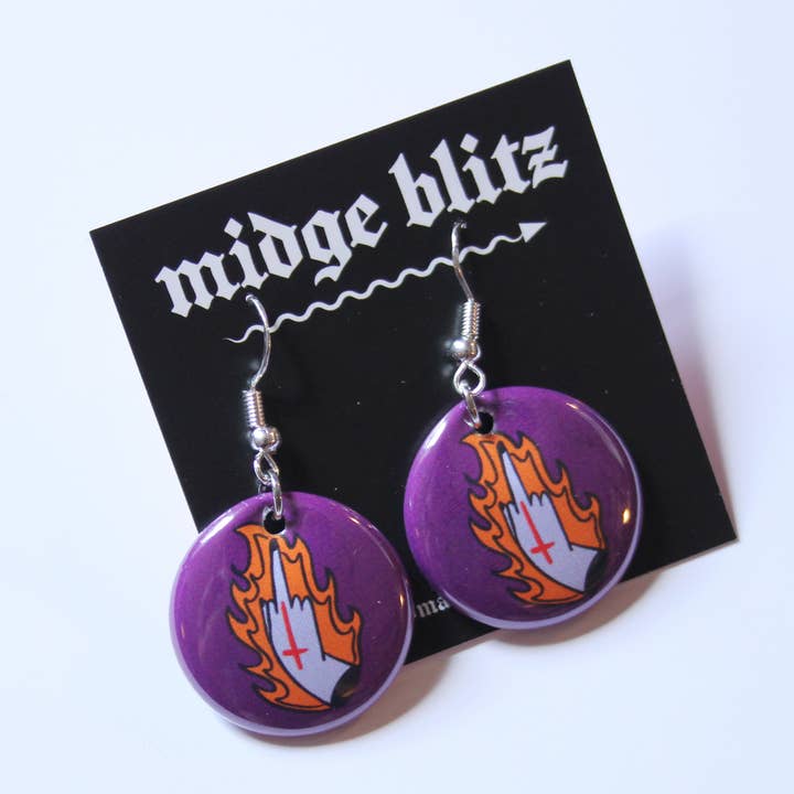 Go to Hell Ohrringe für den Großhandel von Midge Blitz