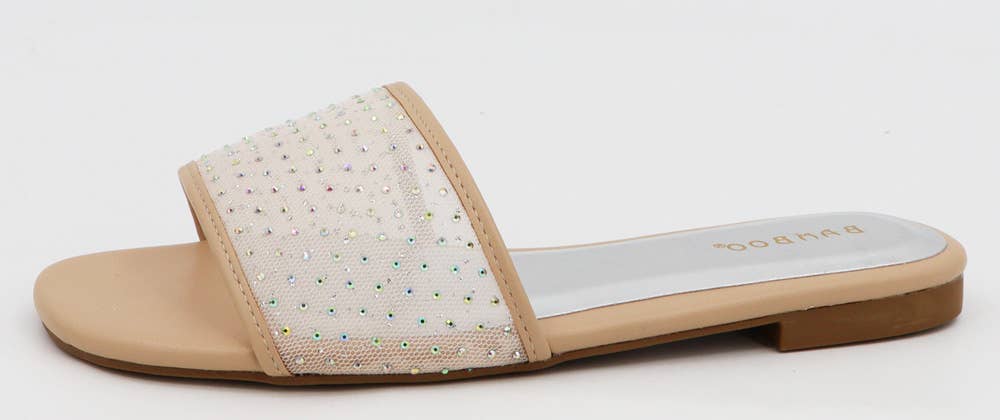 Andrea Bijoux - Vendita all'ingrosso Sandali - Donna - Sandalo piatto con strass0