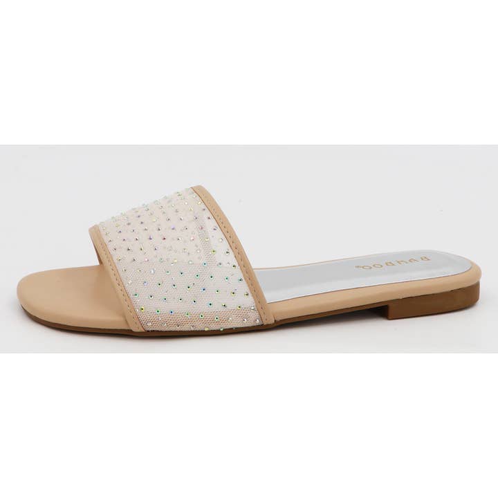 Andrea Bijoux - Vendita all'ingrosso Sandali - Donna - Sandalo piatto con strass