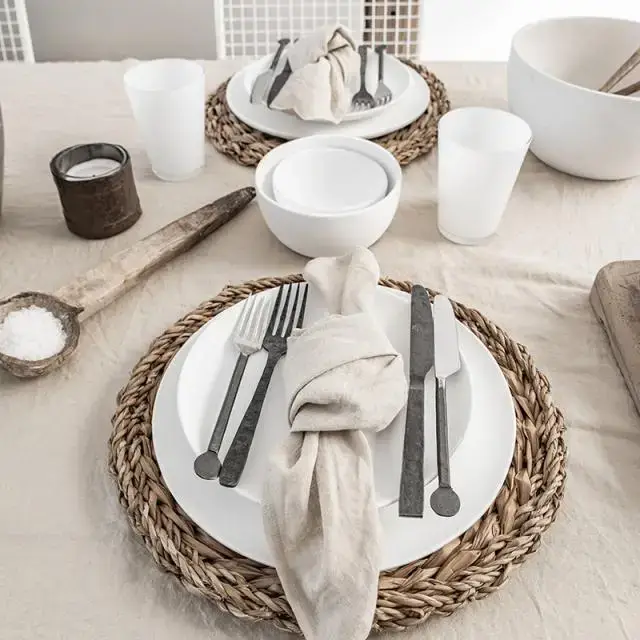 MagicLinen (We handle U.S. import procedures for you) - Wholesale Dinner & Cloth Napkin - Set of 2 linen napkins in bundle | Table decor7