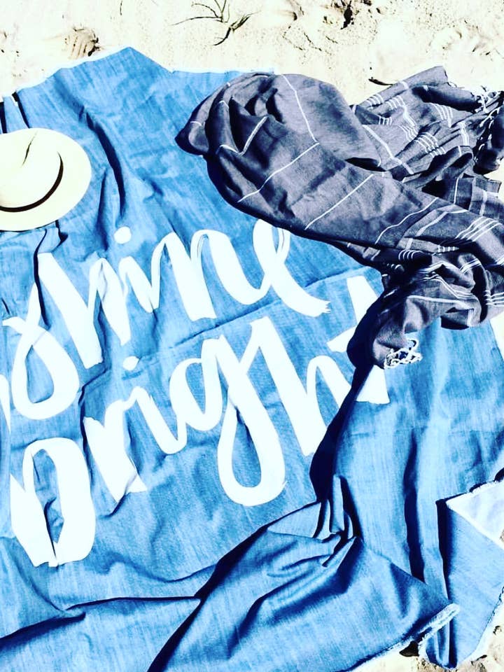 Le jeté en denim pour la vente par Sea and me