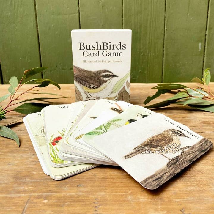Bridget Farmer Printmaker - Wholesale Card game - The Bush Birds - Card Game1