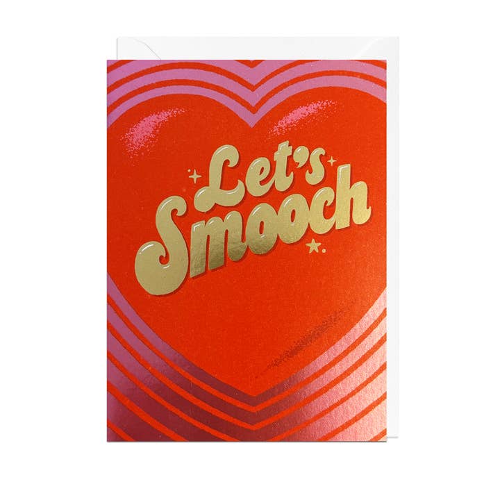 LETS SMOOCH Carta FOIL per la vendita all'ingrosso da parte di Jolly Awesome