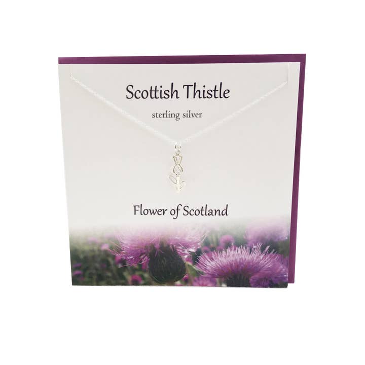 Scottish Thistle pendant for wholesale by Glenna Studios