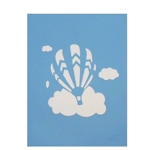RF Distribution - Wholesale Everyday Greeting Card - SURPRISE Hot Air Balloon origami card1