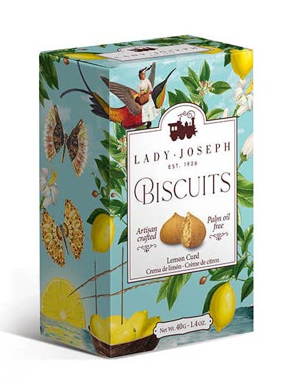 Mini Lemon Curd Cookie (Lemon Snack) 40g 1.40oz for wholesale by Lady Joseph Bakery