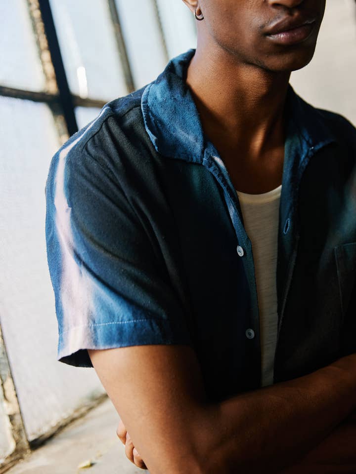 Riverside Tool & Dye - Wholesale Buttoned-down shirt – Women's - Louie Shirt in Raw Silk7